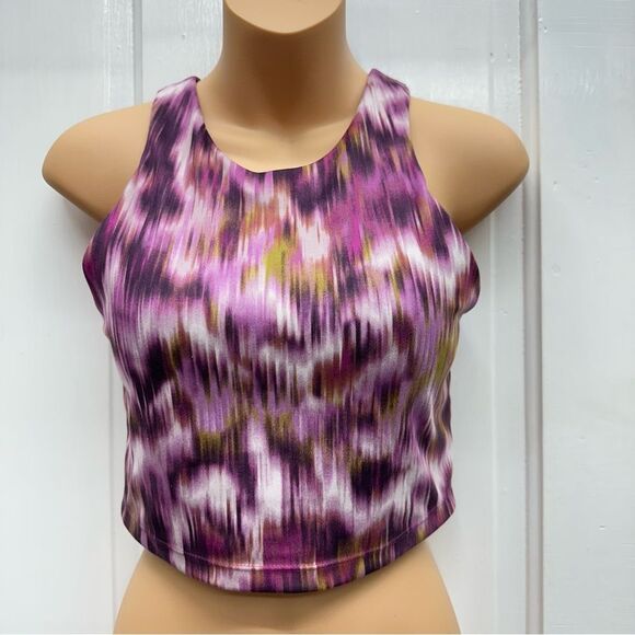 MTA Sport racerback sports bra crop top women's medium - Picture 1 of 5